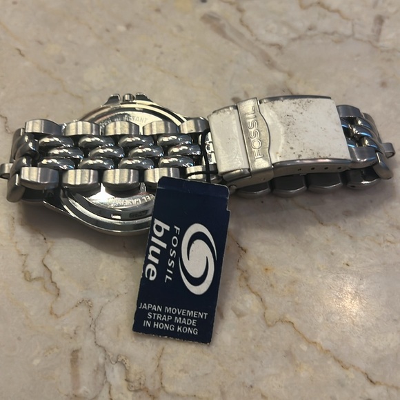 Fossil Blue men’s watch with tags - Picture 2 of 3